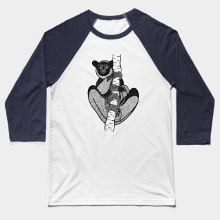 Indri or Babakoto - hand drawn animal art Baseball T-Shirt